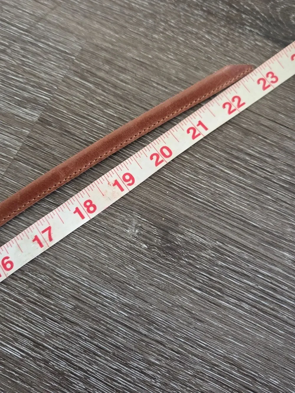 Noble Outfitters Brown Leather Perforated Laser Cut Stud Wide Tie Waist Hip Belt